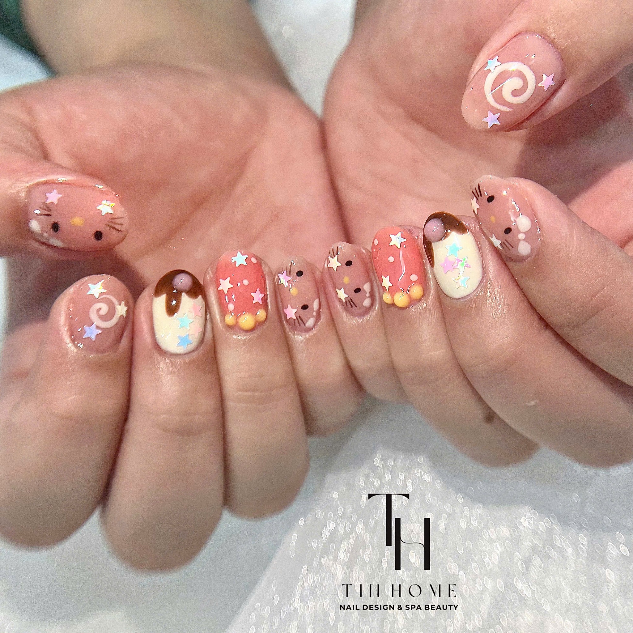 Mẫu nail TinHome 24